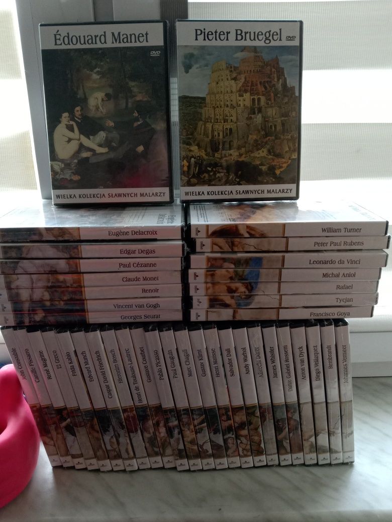 Wielka Kolekcja Sławnych Malarzy , 40 DVD.