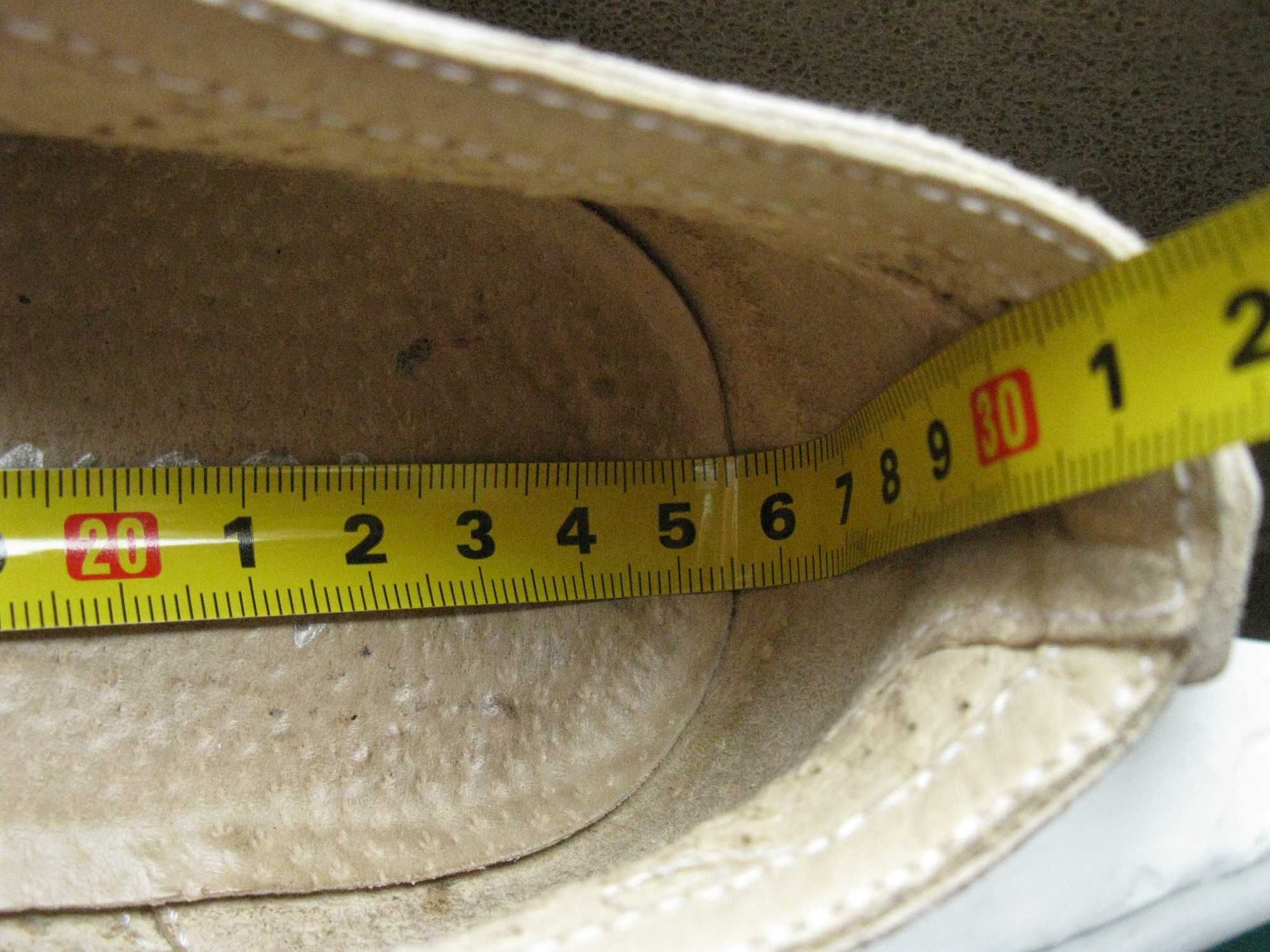 Туфли кожаные мокасины Leony летние размер 39