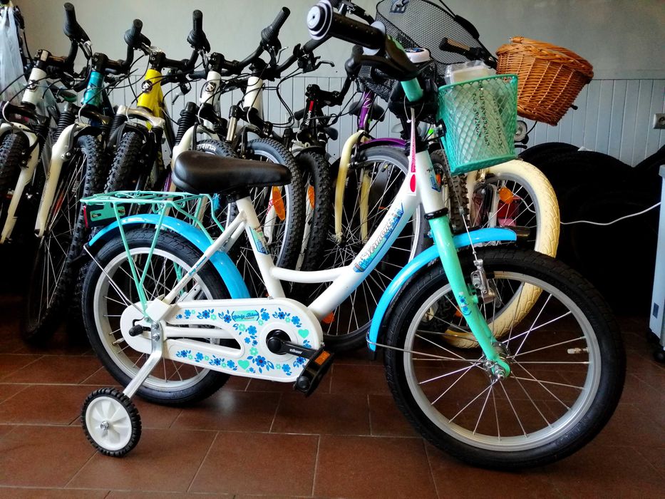 PIĘKNY VERMONT GIRLY SUMMER Roz. 11,5" Dziecięcy *Koła 16 cali* Koszyk