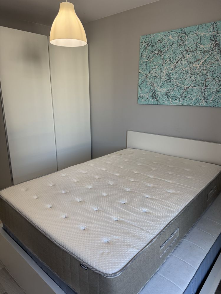 Materac Ikea Vatnetröm vatnestrom średnio twardy w odealnym stanie