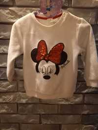 Bluza HM biala Minnie r. 86