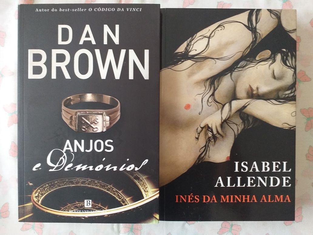 ISABEL ALLENDE*A Soma dos Dias*Inês da Minha Alma*DAN BROWN.Anjos e De