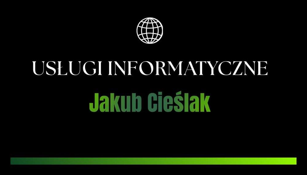 Informatyk Usługi informatyczne Łódź Piotrków Tryb. i okolice + kamery