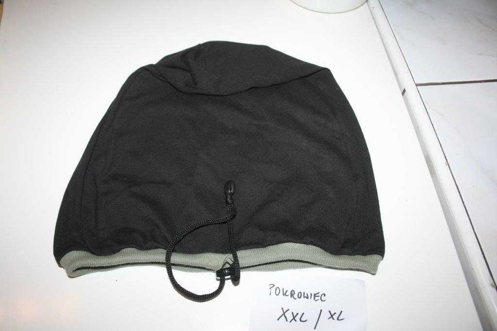 pokrowiec worek na kask narciarski XL/ XXL czarny tunel khaki