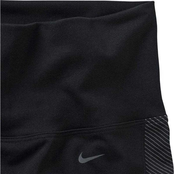 Черные леггинсы найки лосины с широким поясом оригинал от Nike