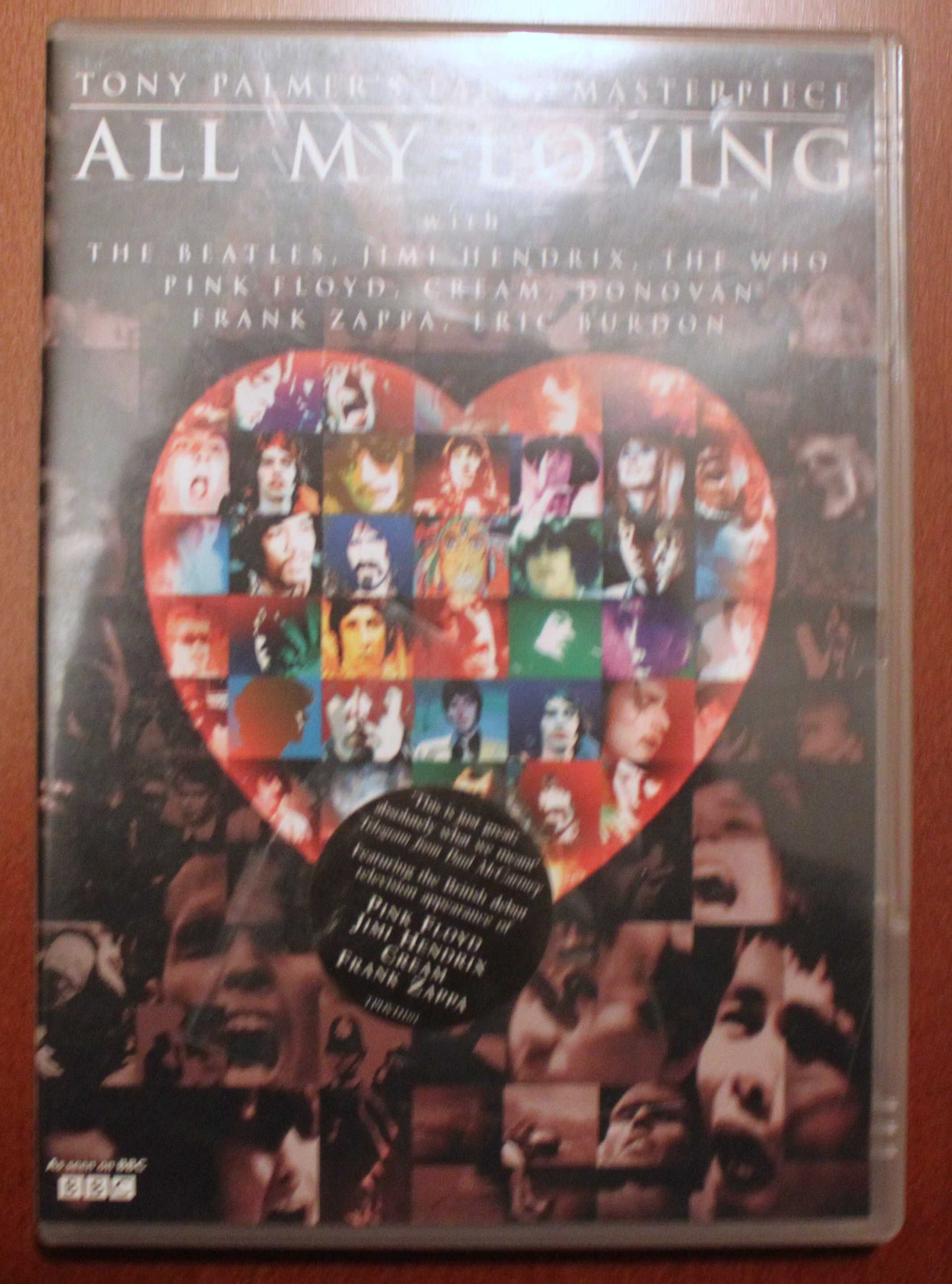 All My Loving DVD Tony Palmer Beatles Zappa Pink Floyd Hendrix