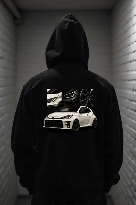 Męska Czarna Bluza M Toyota Yaris GR