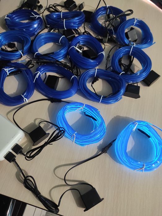 5 метров Автомобильный гибкий холодный неон новый USB для салона