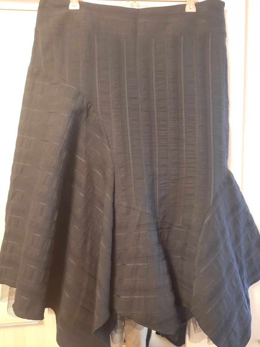 Bluzka koszulowa z połyskującą nitką L/XL V&BIS