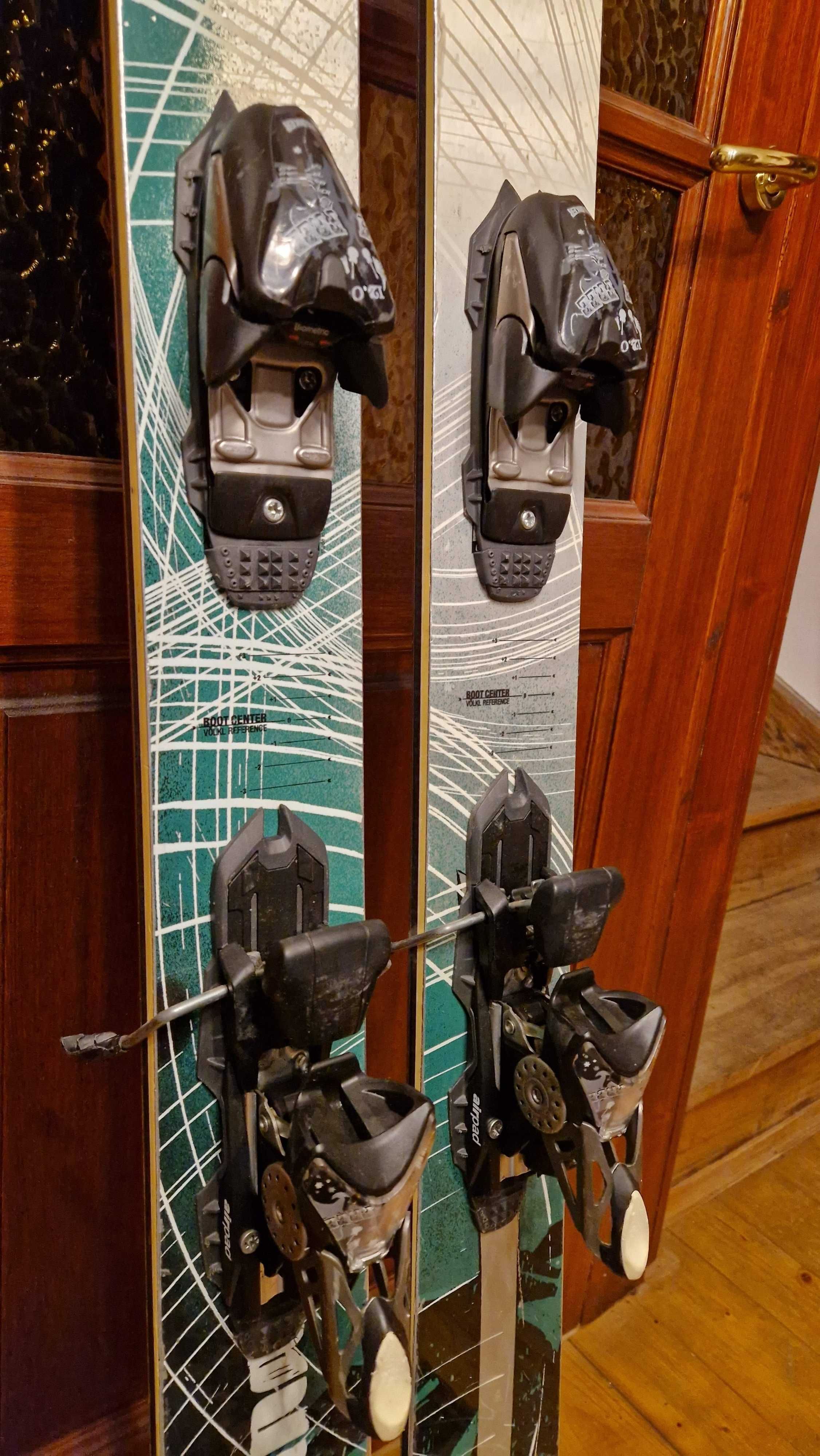 Narty Volkl Katana 190 cm freeride szer. 111 mm + wiązania Marker Free