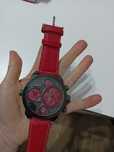 Zegarek unisex czerwony