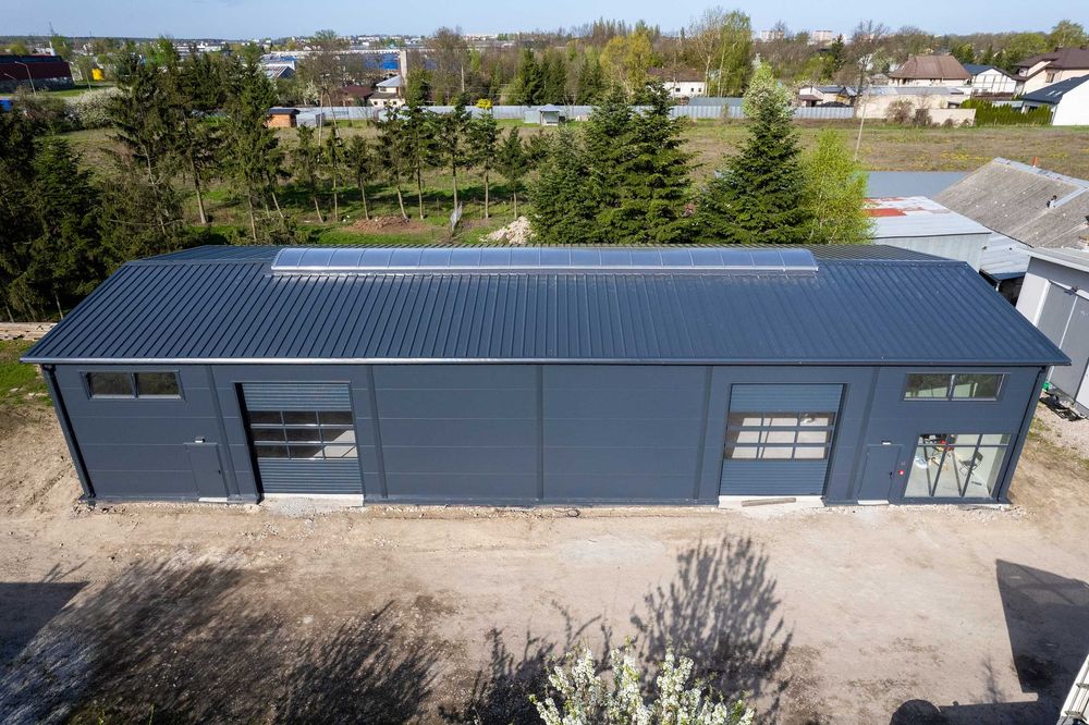 Hala Ocieplana 12x36x5m Magazynowa Warsztat PIR Stalowa 432m2