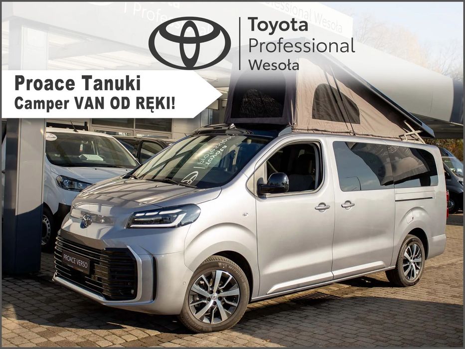 Toyota Proace Verso Tanuki Camper Van Automat Family Poduszki
