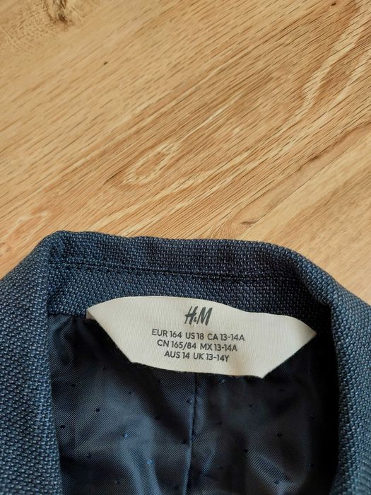 Marynarka chłopięca 164 h&m granatowa