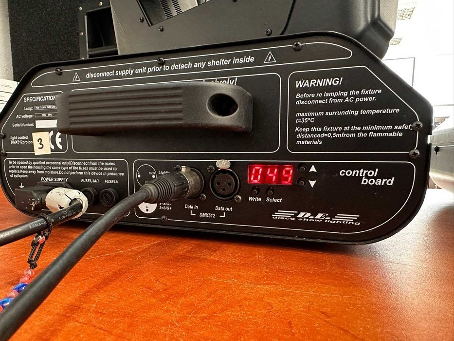 Oświetlenie dyskotekowe głowy DMX 512 sterownik GLP Scan Operator 12
