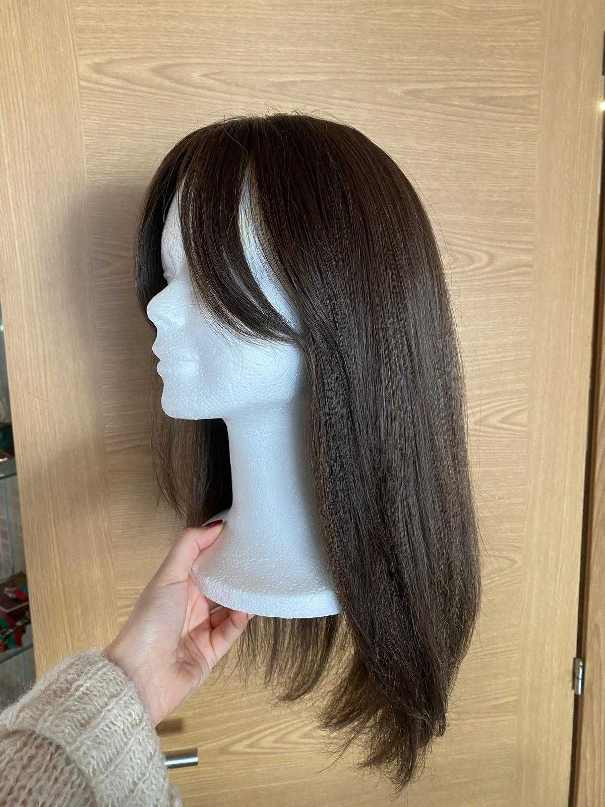 Peruca estilo cabelo natural