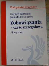 Podręcznik Zobowiązania- część szczegółowa Z. Radwański, J. Lipska