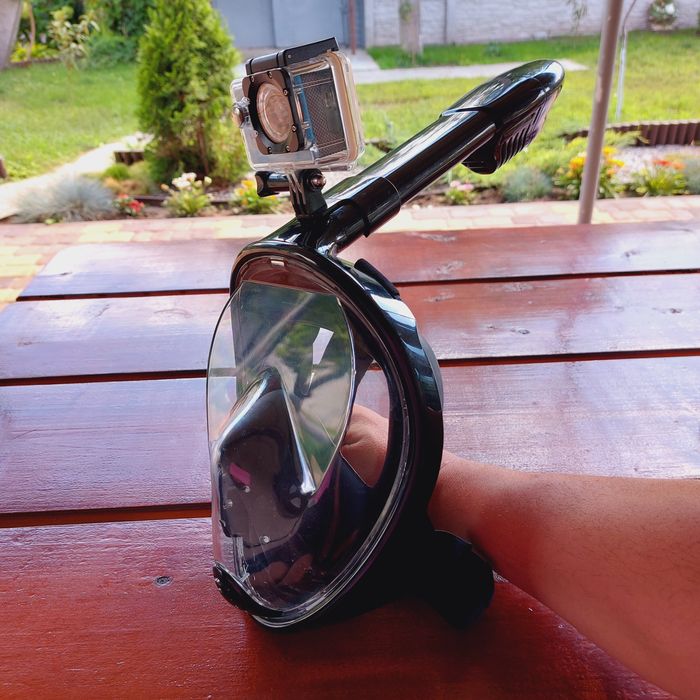 Маска для плавання з камерою HD