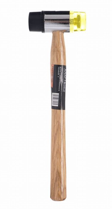 Młotek gumowo-plastikowy z drewnianą rączką KD903