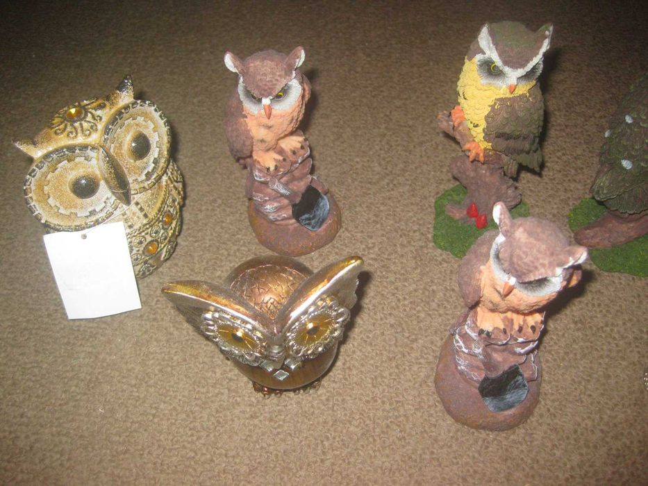 Lote de 8 "Corujas" Novas e com Etiqueta!