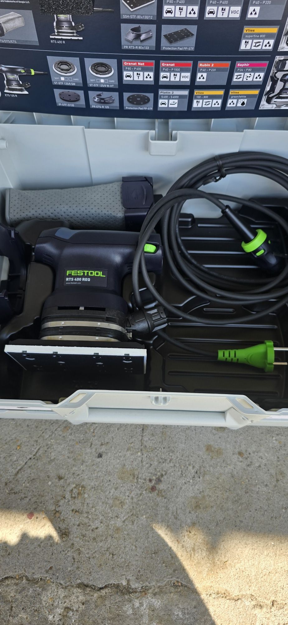 Festool 576057 szlifierka oscylacyjna RTS 400 REQ Plus