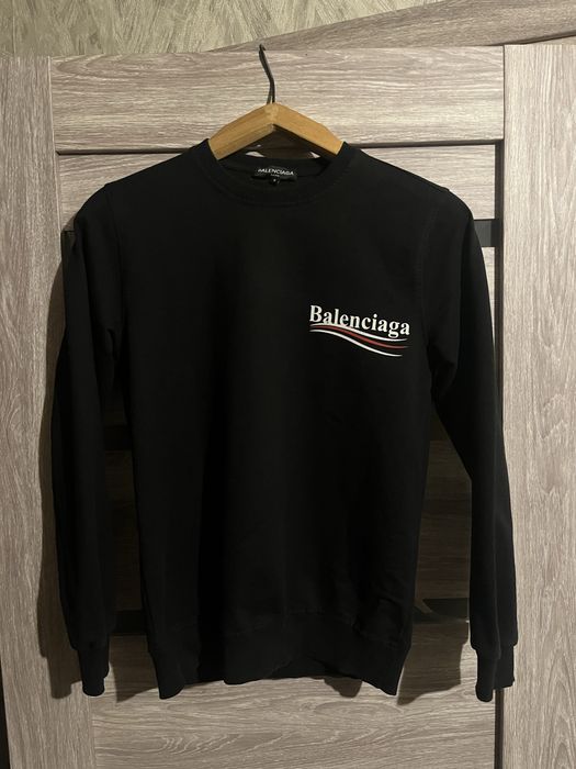 Чорний світшот Balenciaga