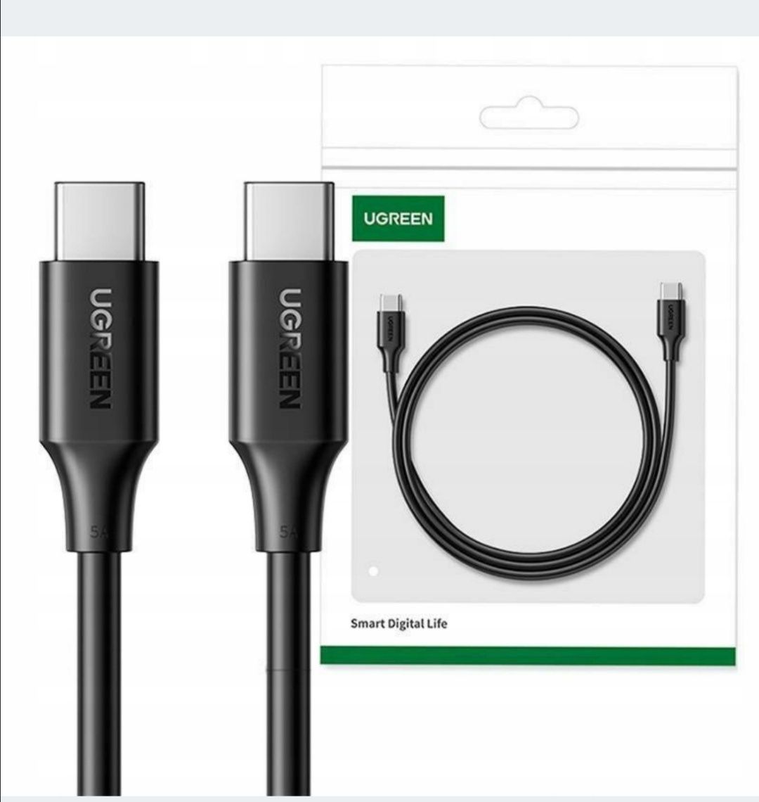 Kabel USB-C do USB-C UGREEN 3m (czarny).