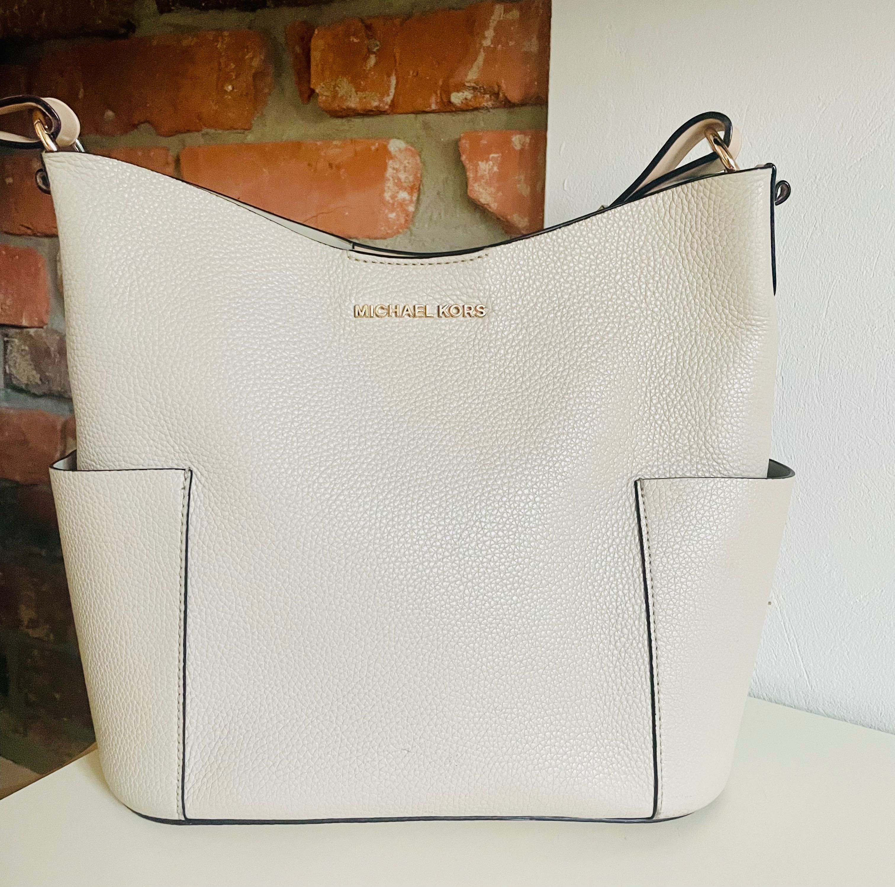Torba Michael Kors Bedford Bucket light sand