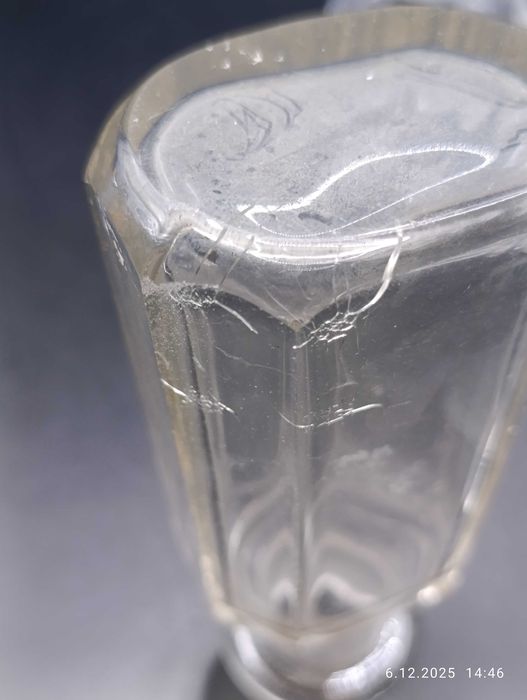 Stary Zestaw: butelka, karafka, solniczki WMF