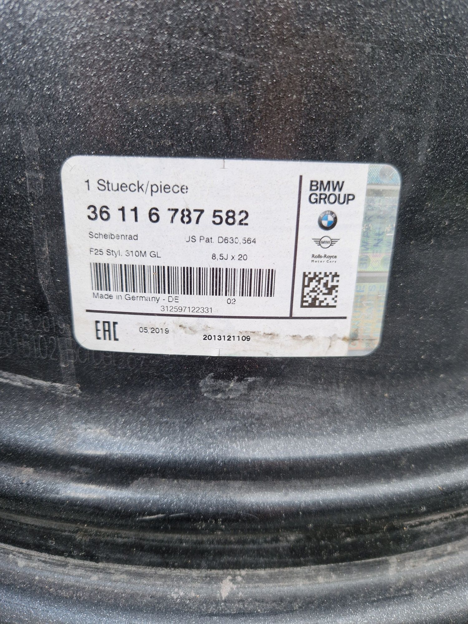 Felgi BMW 20 cali X3 X4 X5 styling 310M
