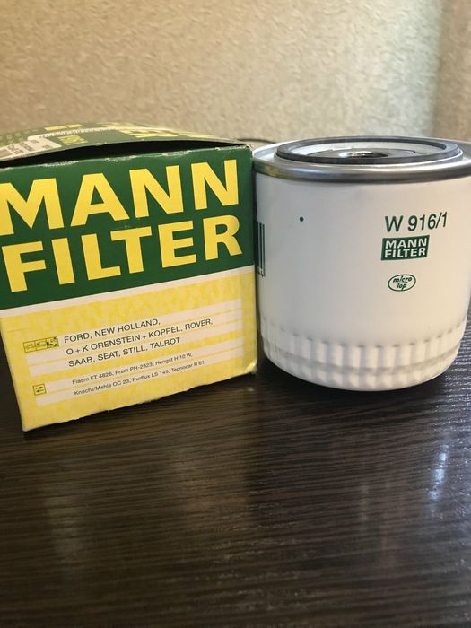 Фильтр масляный Газель фото -1 и2 ,  МANN W916/1  фото -3-7.