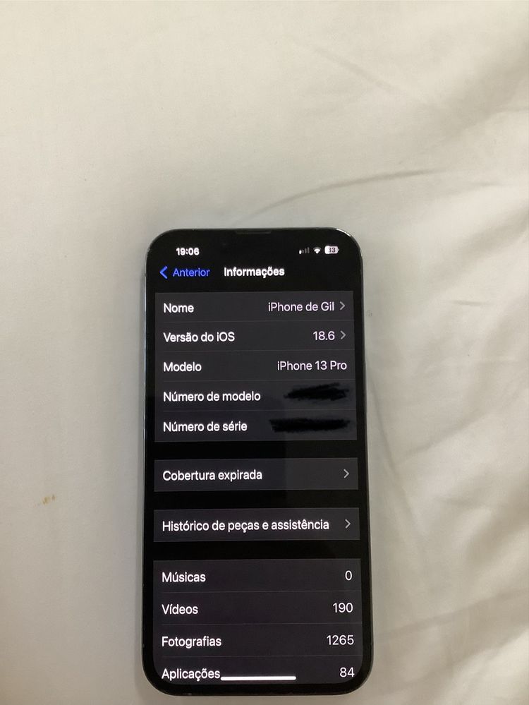 iPhone 13 Pro 256 GB – Sem riscos – Desbloqueado