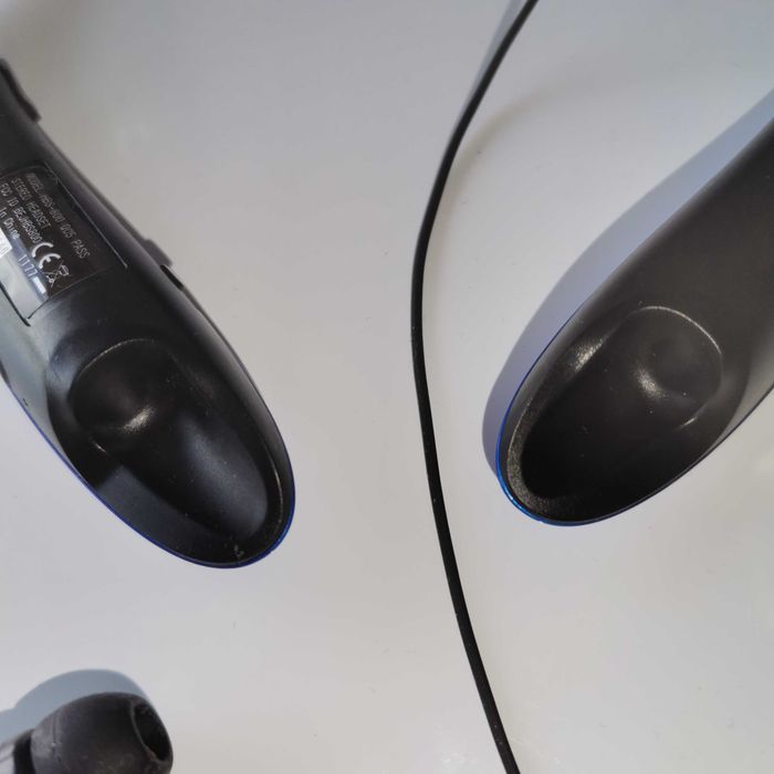 Headset fones Bluetooth azul