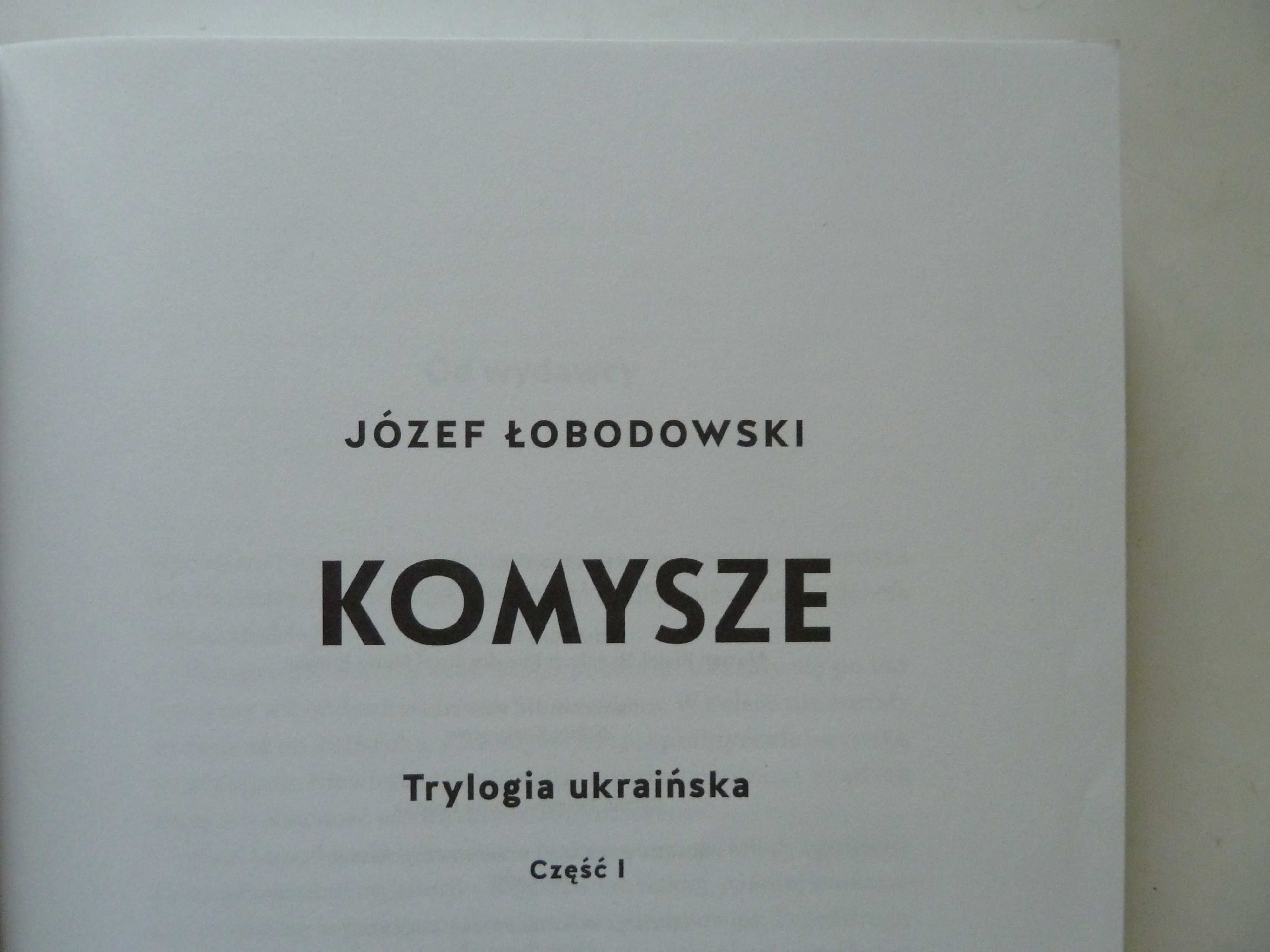 Komysze   Józef Łobodowski