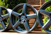 5x112 16 cali Mercedes A B C E W204 W211 W212 W205 jak nowe CZARNE