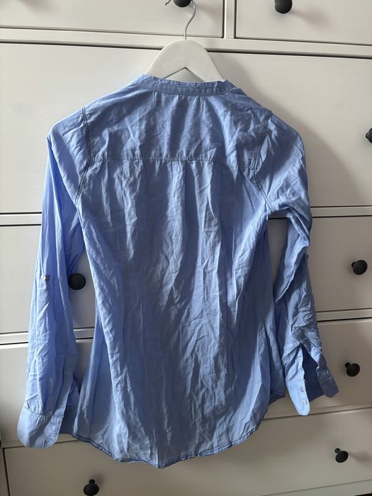 Niebieska bluzka stradivarius s