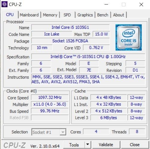 Ноутбук HP 16/256 Core i5 1035G1