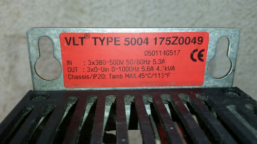 Variador Danfoss VLT 5004 Trifasico