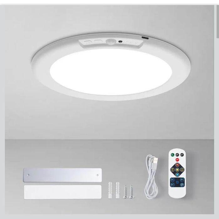 Leselux Plafon na baterie z czujnikiem ruchu