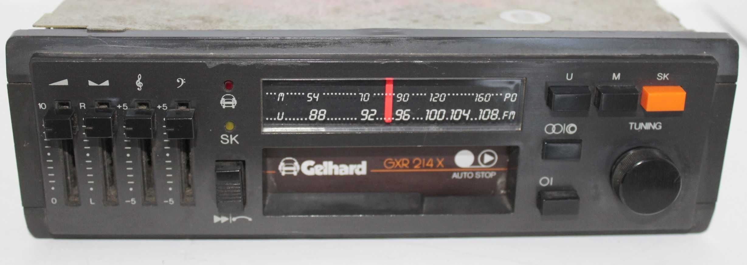 RADIO GELHARD GXR214X  - klasyczne na suwaczkach  sprawne-- renault 5