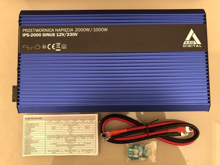 Інвертор, перетворювач напруги, 1000/2000w