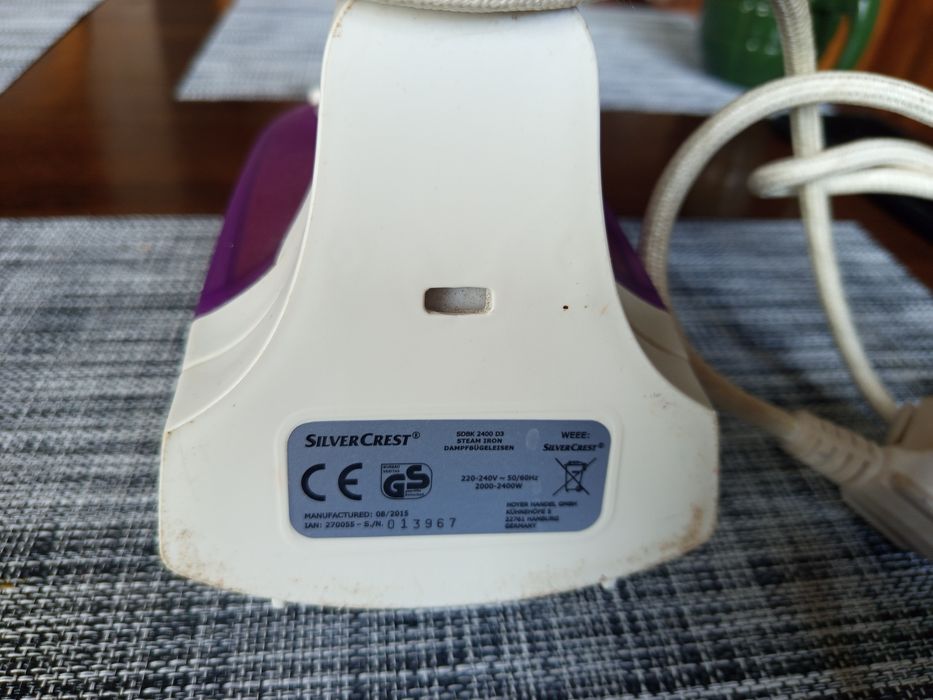 Żelazko silver crest 2400v