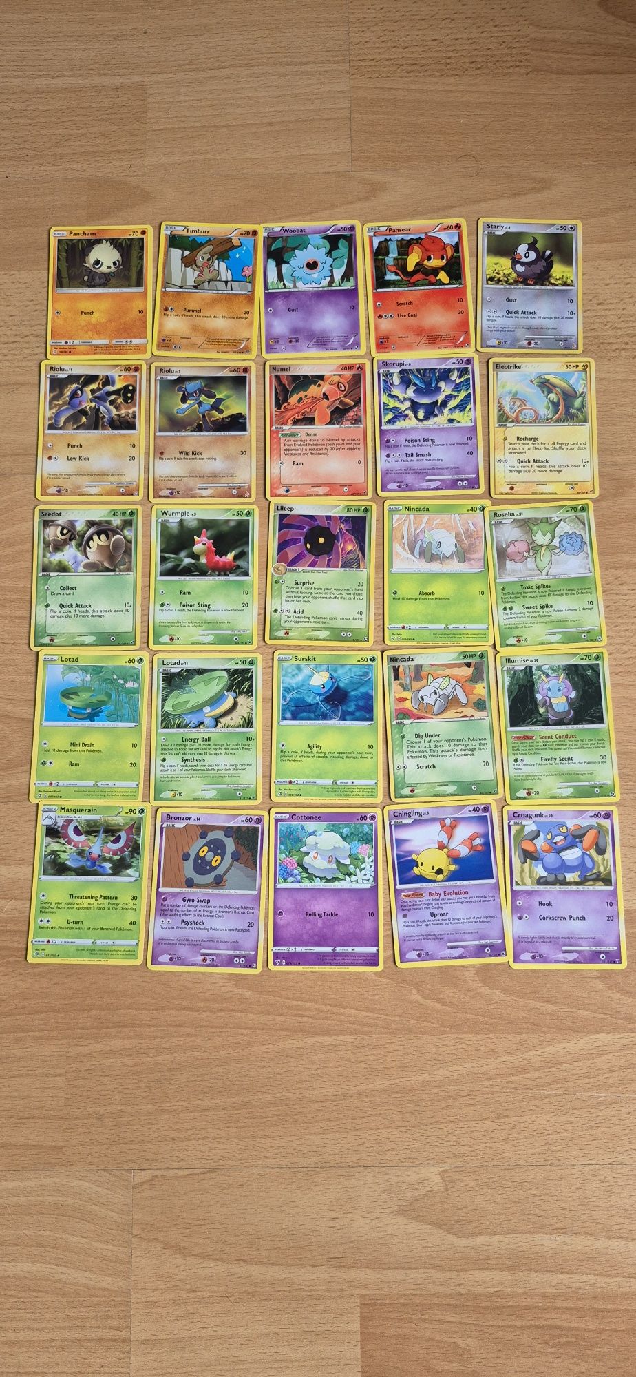 Pokémon TCG Lote 25 Cartas