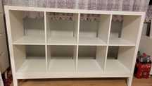 Regał ikea kallax na ramie