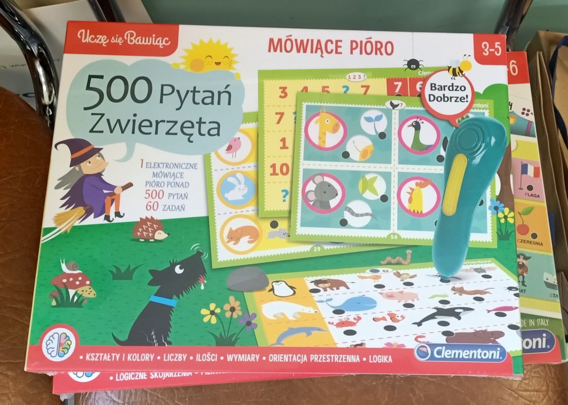 Mówiące pióro - 500 pytań - zwierzęta - nowa