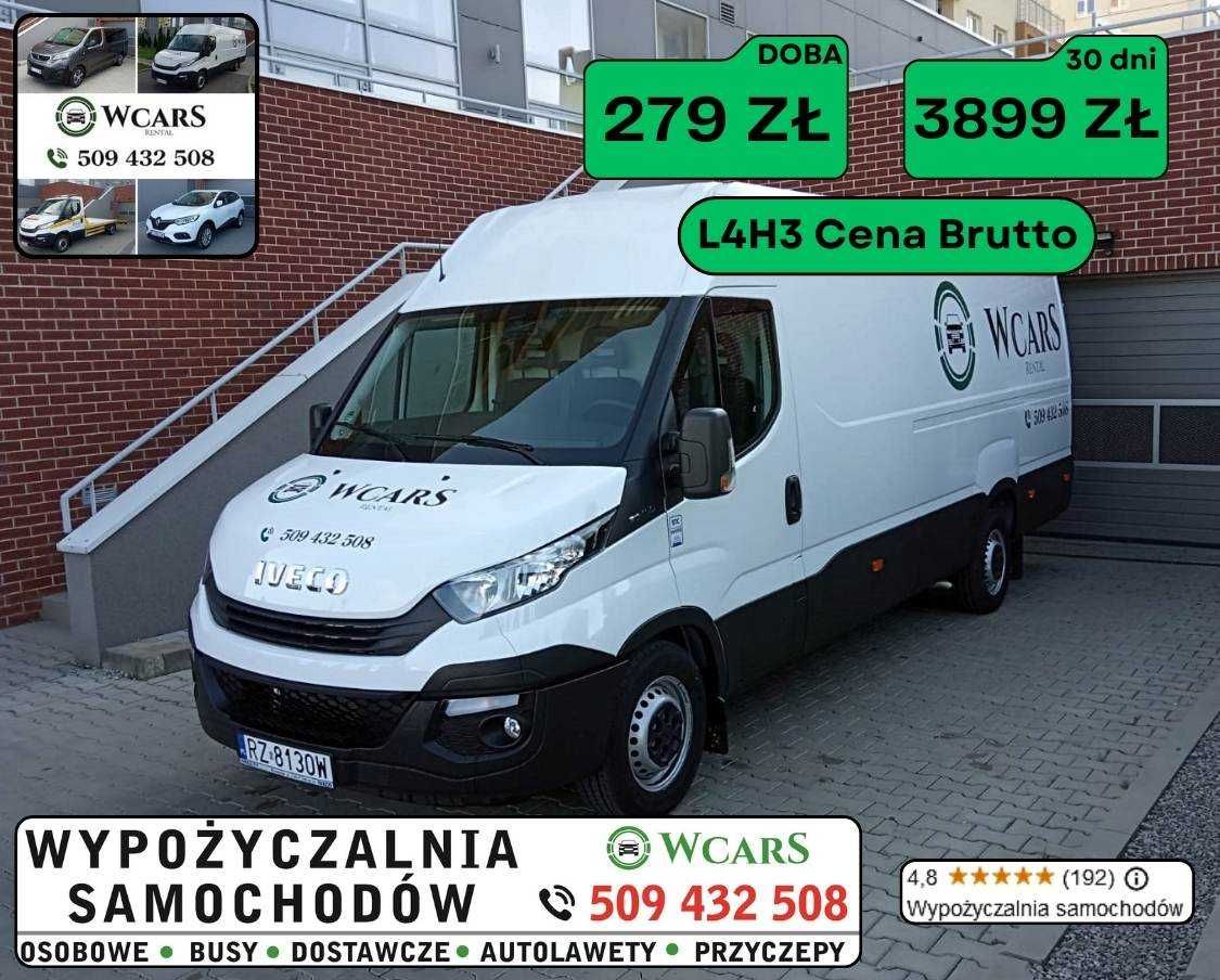 Iveco dostawcze bus wynajem wypożycz samochód dostawczy L2H2 L3H2 L4H2