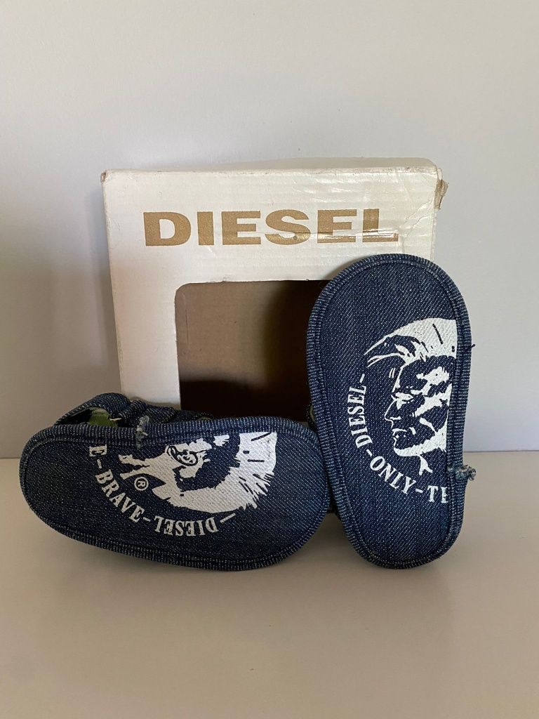 Sandały Sandałki dziecięce Diesel 19, 12cm wkładka Jeans