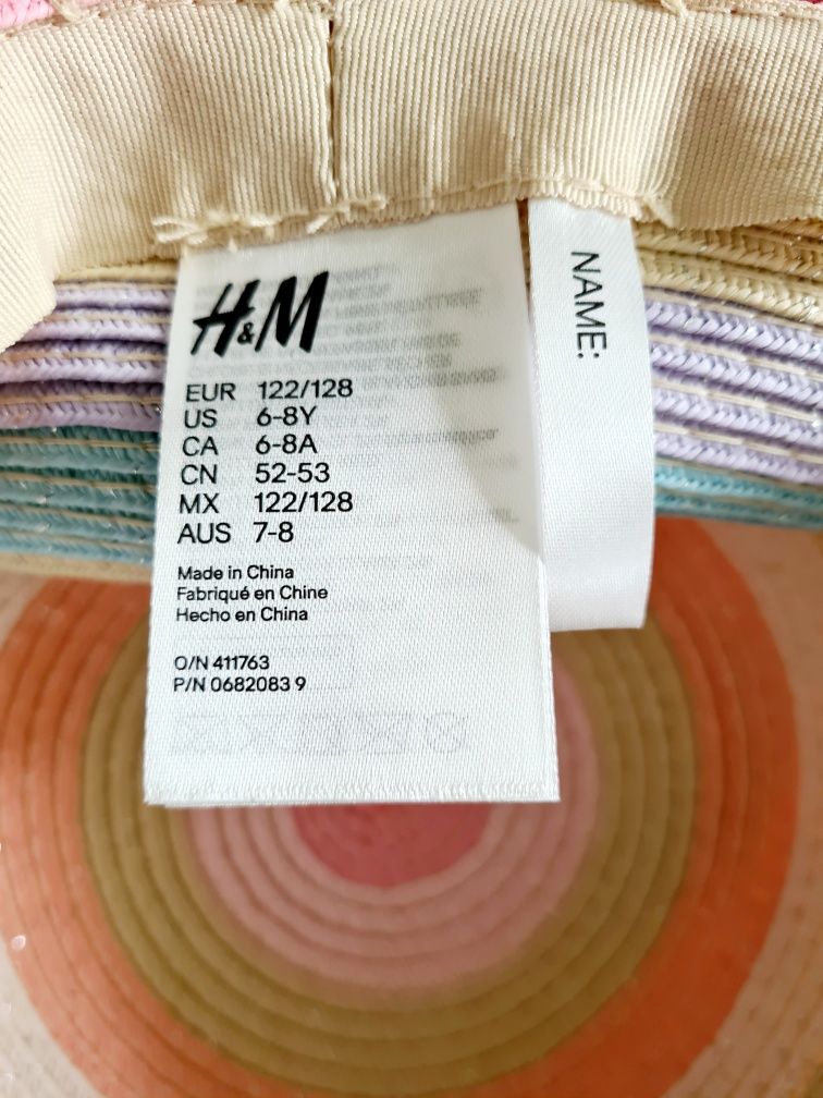 H&M letni kapelusz dla dziewczynki 52-53