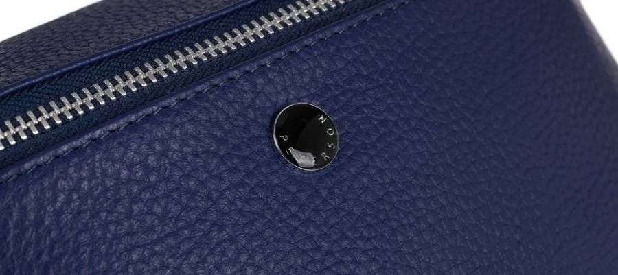 skórzana nerka damska z doczepianym paskiem - peterson