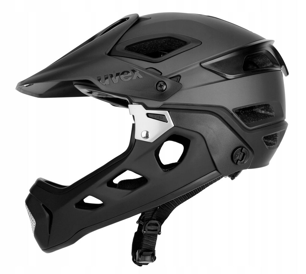 Uvex Kask Enduro Full Face odpinana garda 56-61cm